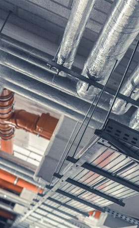 HVAC System Piping Commercial Building